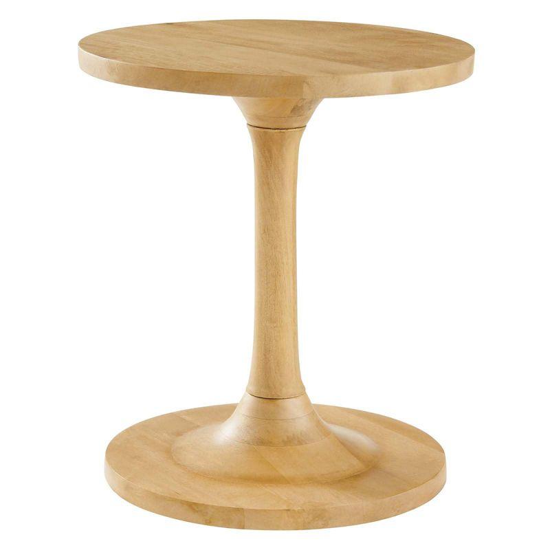Modway Modway Lina Solid Wood Pedestal End Table