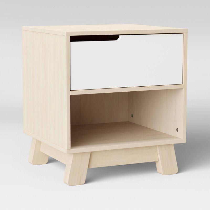 Hudson Eco-Friendly Nightstand with USB Port in Washed Natural