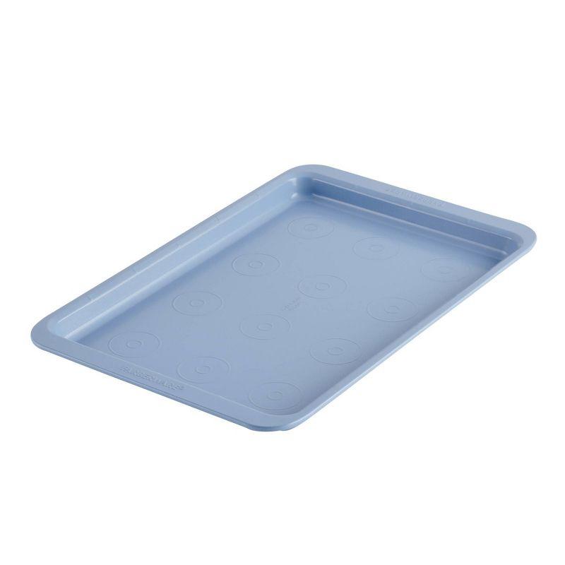 Farberware Easy Solutions Nonstick Bakeware Cookie Pan Baking Sheet, 10 Inch X 15 Inch, Blue