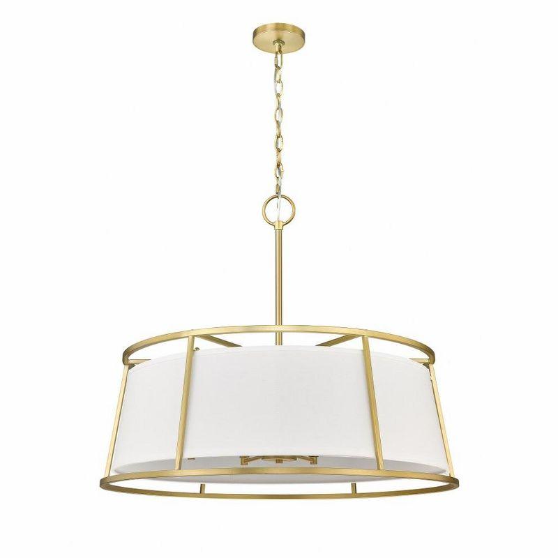 Z-Lite Lenyx 8 - Light Chandelier in  Rubbed Brass
