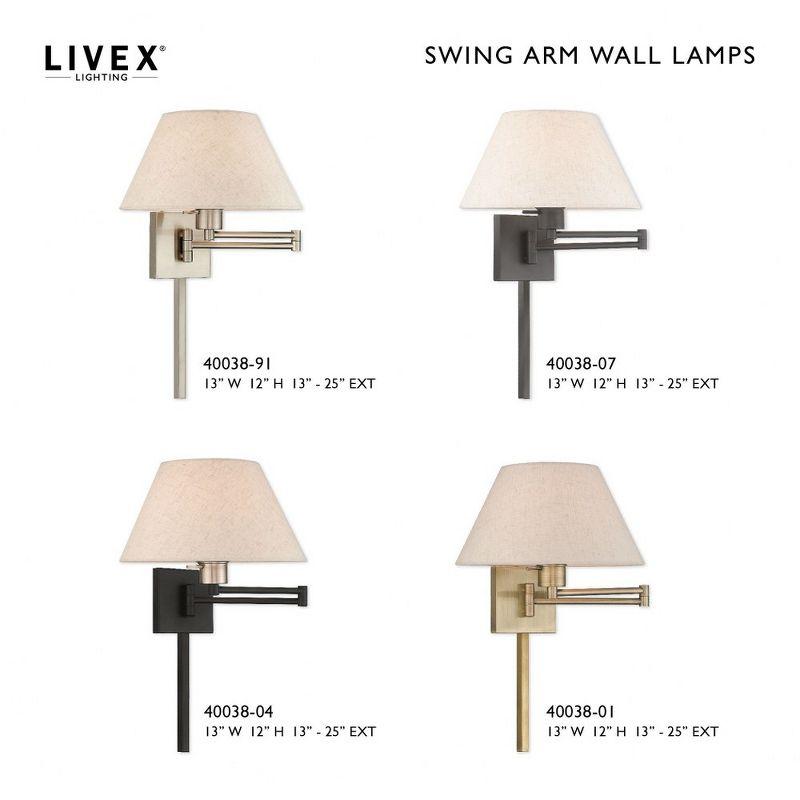 Livex Lighting 1 - Light Wall Light in  Antique Brass