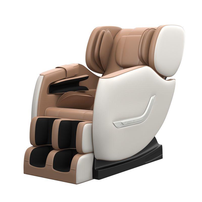 RealRelax 2024 New Heated Massage Chair with Zero Gravity, Full Body Airbags, 6 Auto Modes, 8 Massage Rollers
