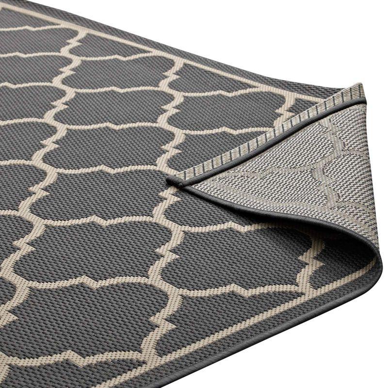 Modway Modway Avena Moroccan Quatrefoil Trellis Indoor and Outdoor Area Rug