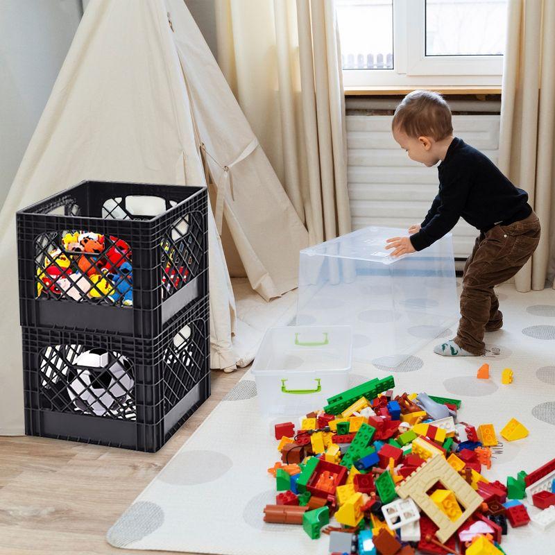 Juggernaut Storage Juggernaut Storage Crate for Office Storage & Classroom Organization, 2-Pack