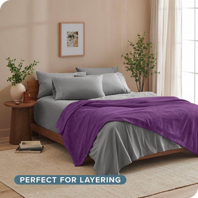 Bare Home Bare Home Microplush Fleece Blanket - Fuzzy, Warm, Bed/Throw Blanket