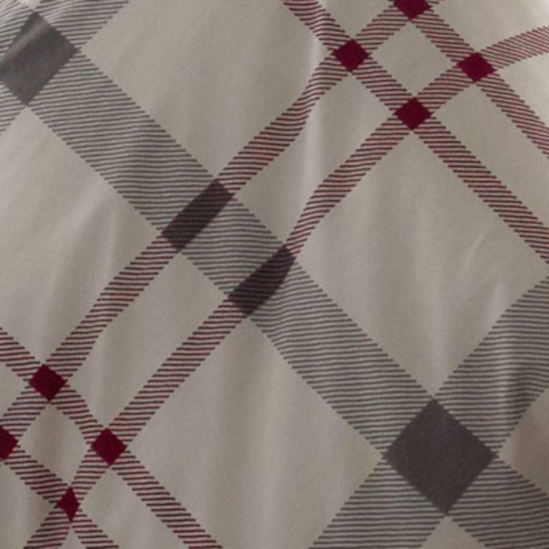 Portage Bay Plaid Duvet Cover And Sham Set Silver - Eddie Bauer®