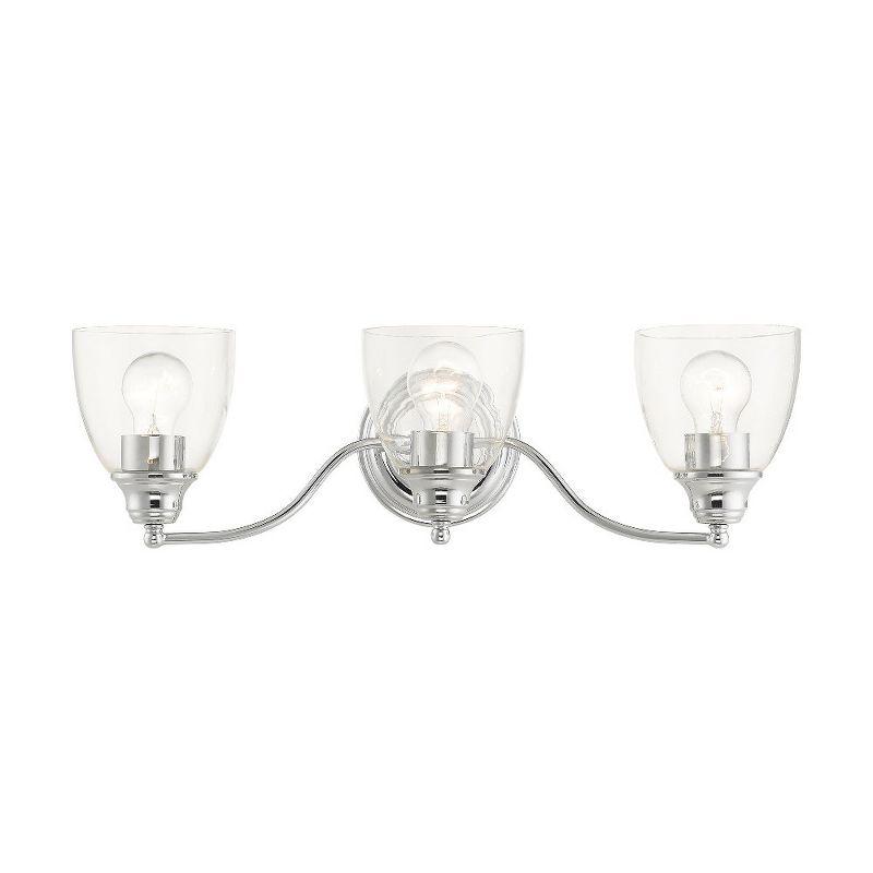 Livex Lighting Montgomery 3 - Light Vanity in  Polished Chrome