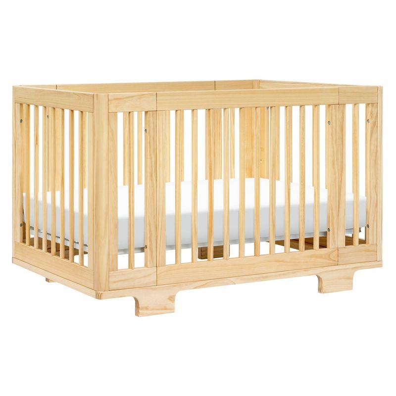 Babyletto Yuzu Natural Wood 8-in-1 Convertible Baby Crib with All Stages Conversion Kit