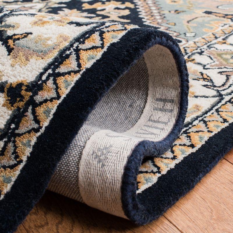 Heritage HG625 Handmade Area Rug - 8'x10' - Navy/Ivory - Safavieh