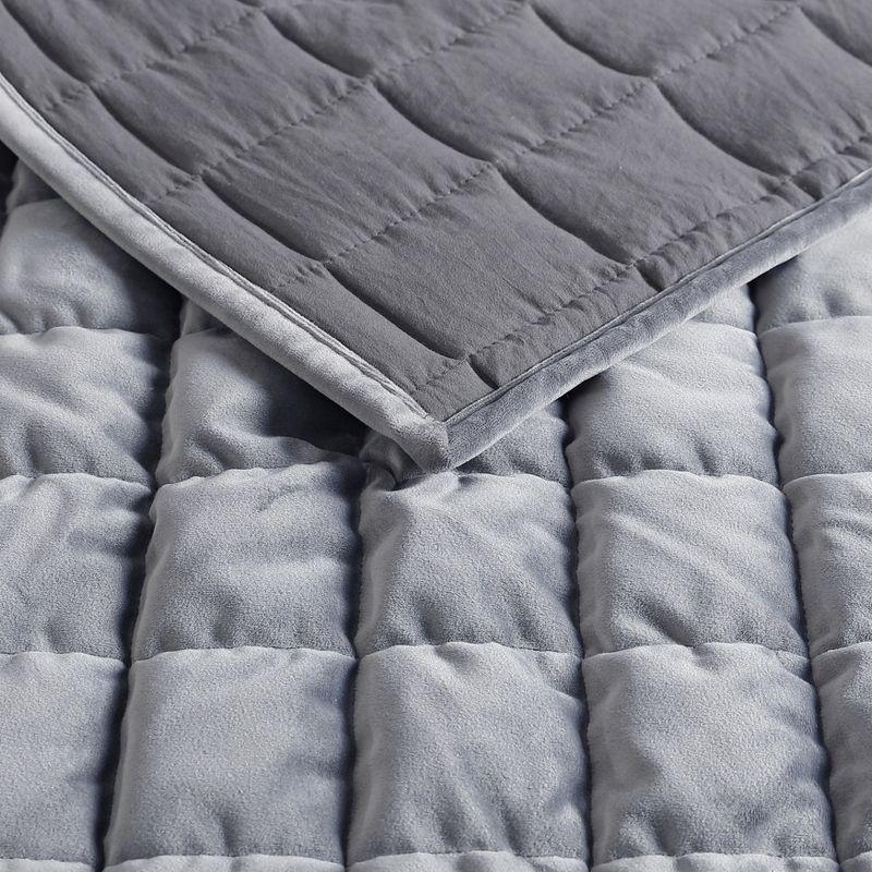 Kenneth Cole Velvet Square 3-Pc Quilt Set