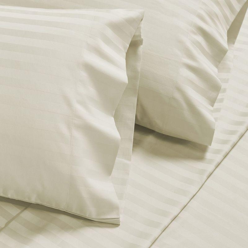 Luxury 500 Thread Count Pillowcase Set - 100% Cotton Sateen, Cool & Breathable by California Design Den