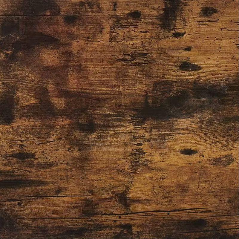 LOVMOR Modern 3 Pieces Bar Table Set with 2 Bar Stools, Backrest and Partition, for Apartment, Small Spaces, Brown