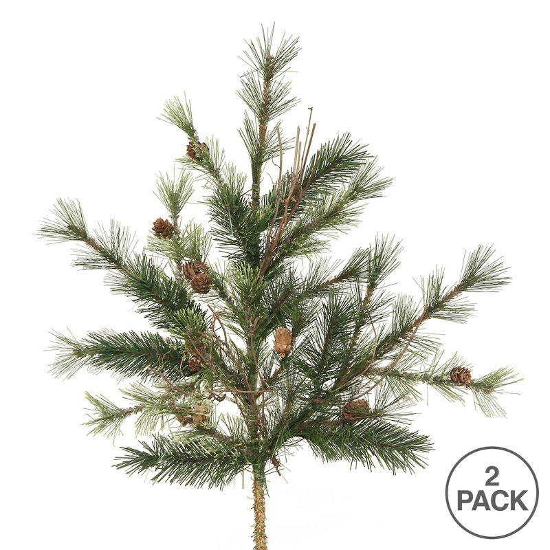 Vickerman Artificial Mixed Country Pine Spray 24'' Faux Pine Plant