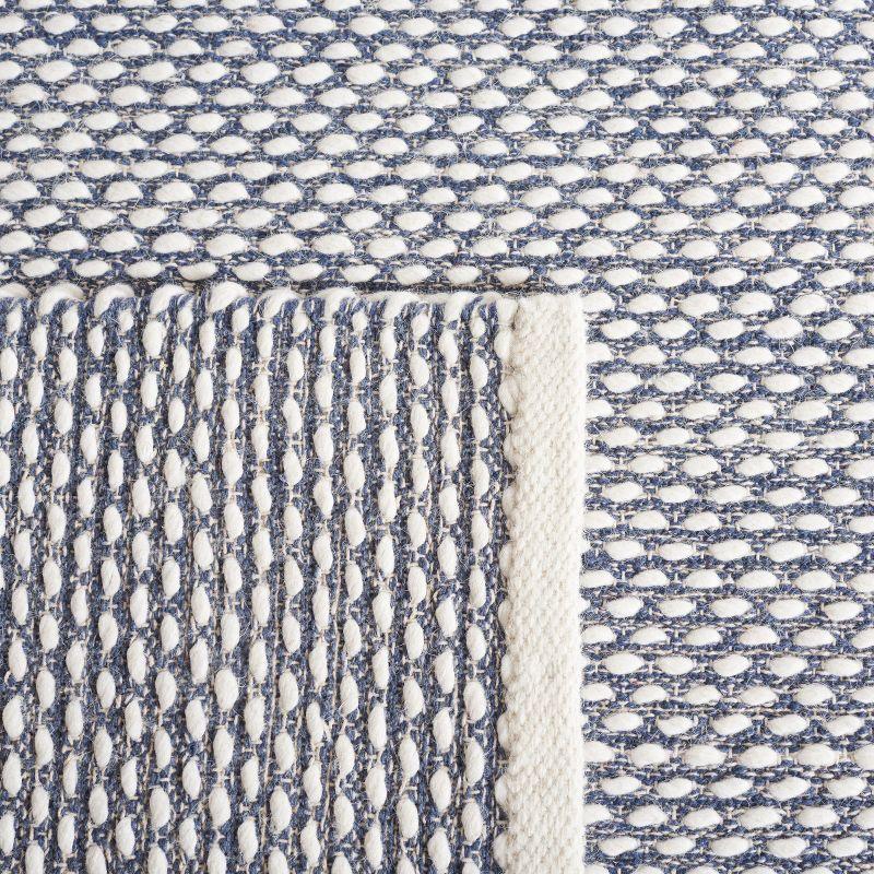 Vermont VRM650 Flat Weave Indoor Area Rug - Navy - 6'x6' - Safavieh