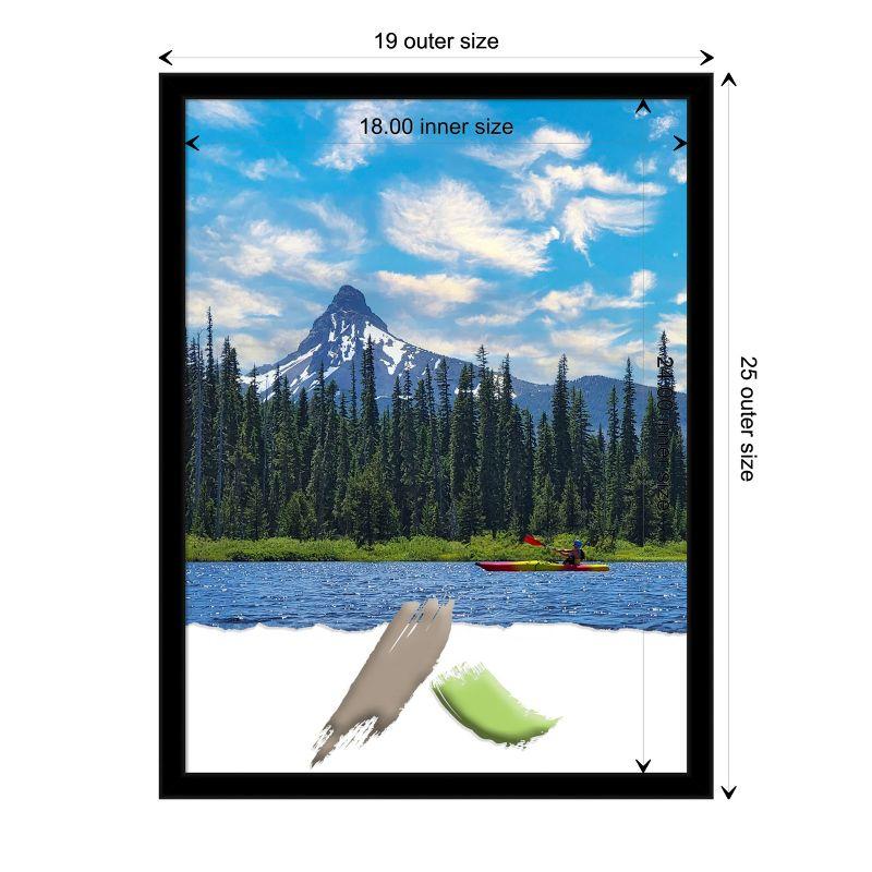 Amanti Art Jet Black Picture Frame