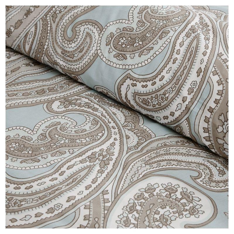 Madison Park Pure Ronan Cotton Paisley Comforter Set