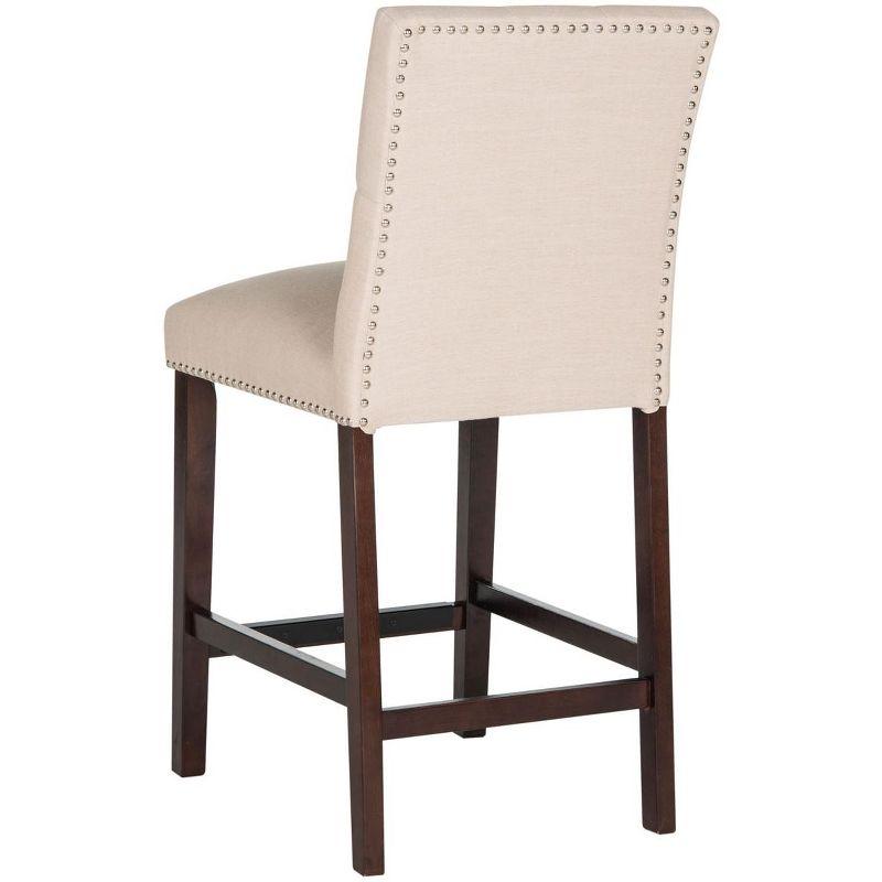 Norah Counter Stool (Set of 2) - FOX6209 - Beige - Safavieh Couture