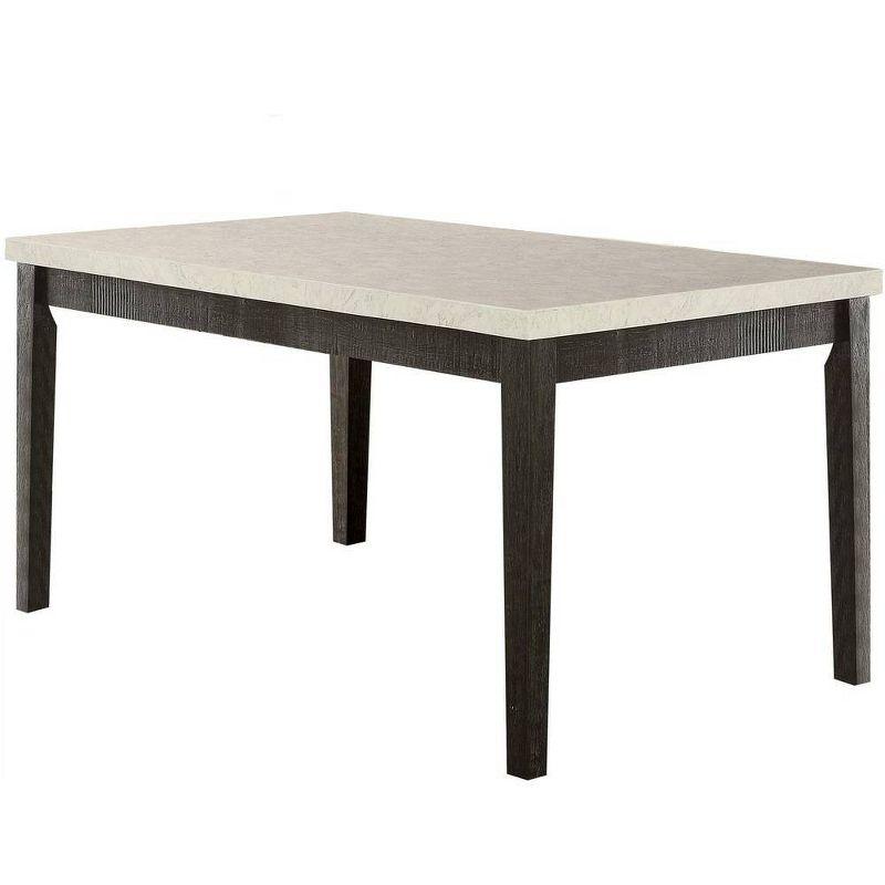 Faux Marble Top Dining Table