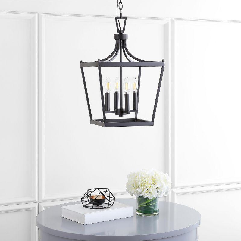 Nichi 4 Light Pendant - Oil Rubbed Bronze (Black) - Safavieh.