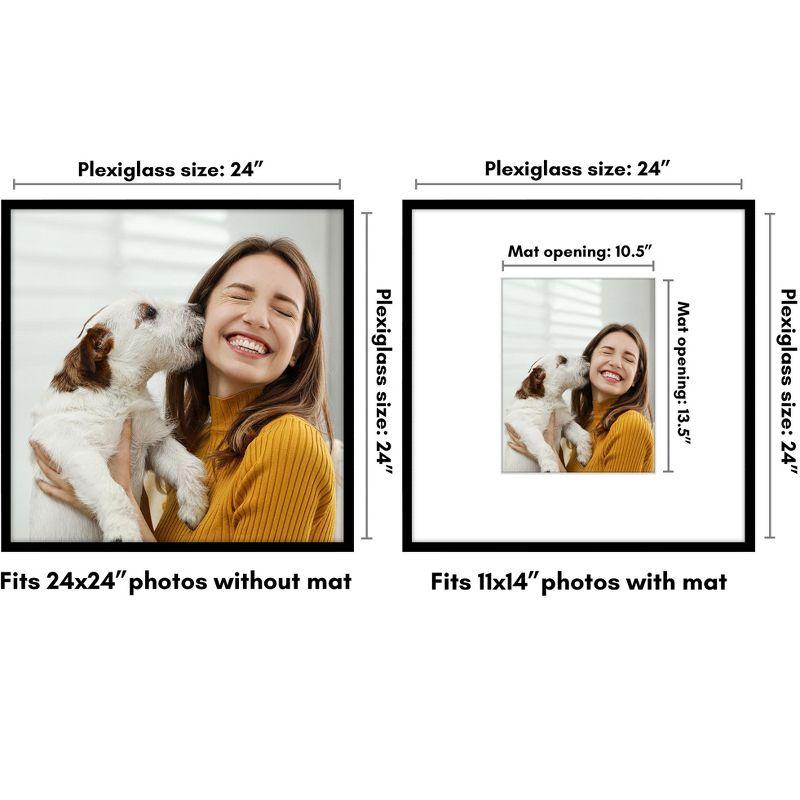 Americanflat Americanflat Picture Frame with Oversized Mat