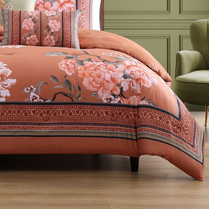 BeBeJan Bebejan Rossana 100% Cotton Sateen 5 Piece Reversible Comforter Set