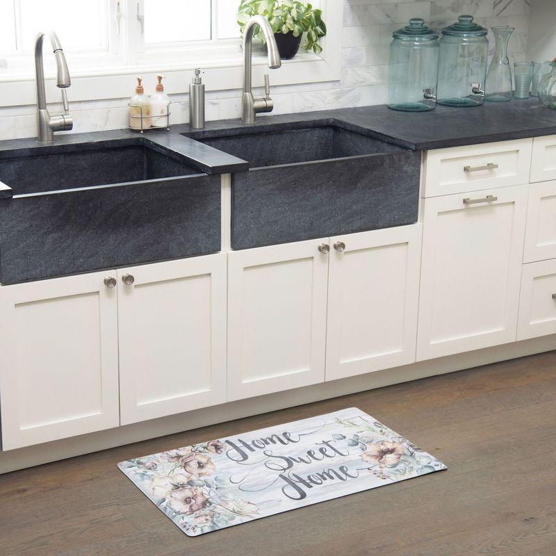 SoHome Cozy Living Home Sweet Home Floral Anti-Fatigue Mat