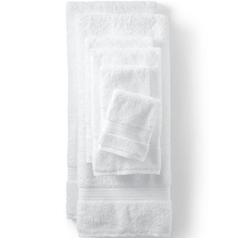 Lands' End Premium Supima Cotton 6-Piece Bath Towel Set - White
