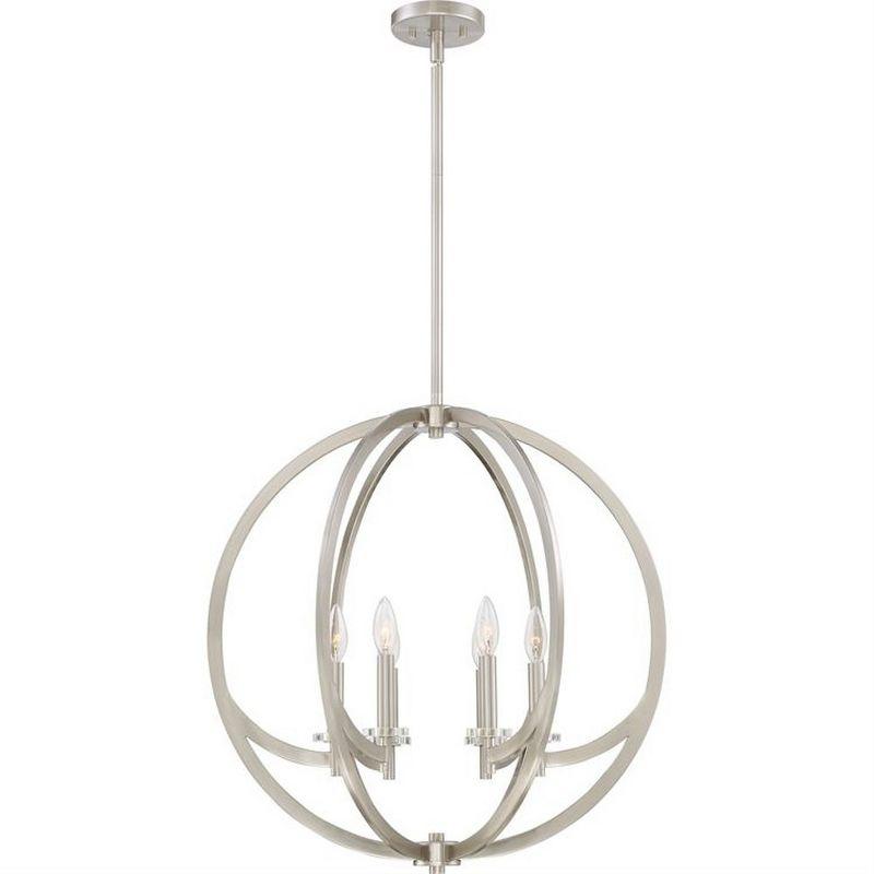 Quoizel Lighting Orion 6 - Light Chandelier in  Brushed Nickel