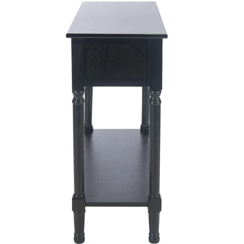Allura 2 Drawer Console Table - Black - Safavieh