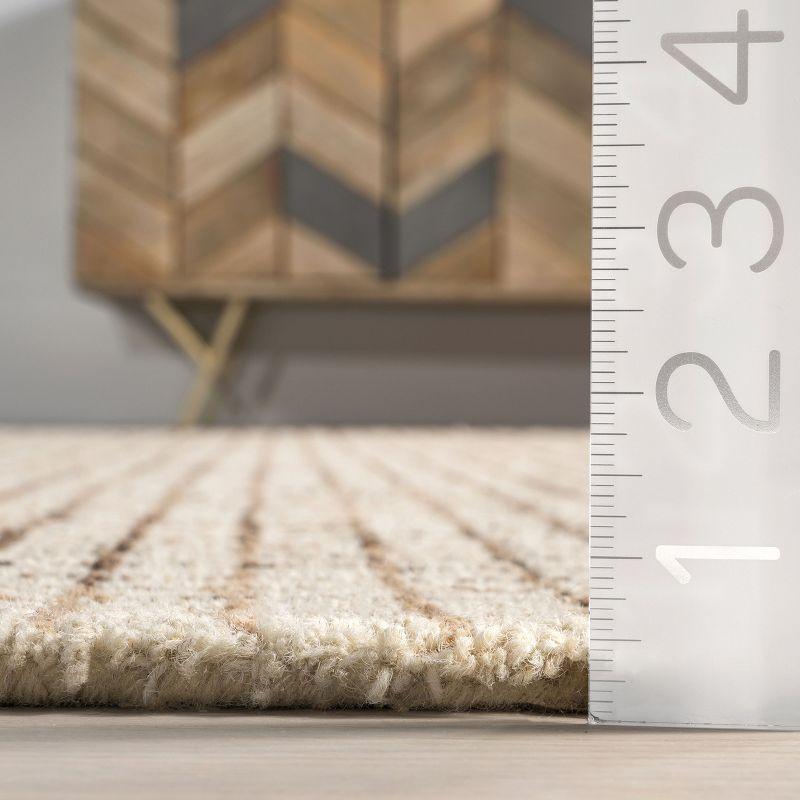 Arvin Olano x Rugs USA Melrose Checked Wool Area Rug