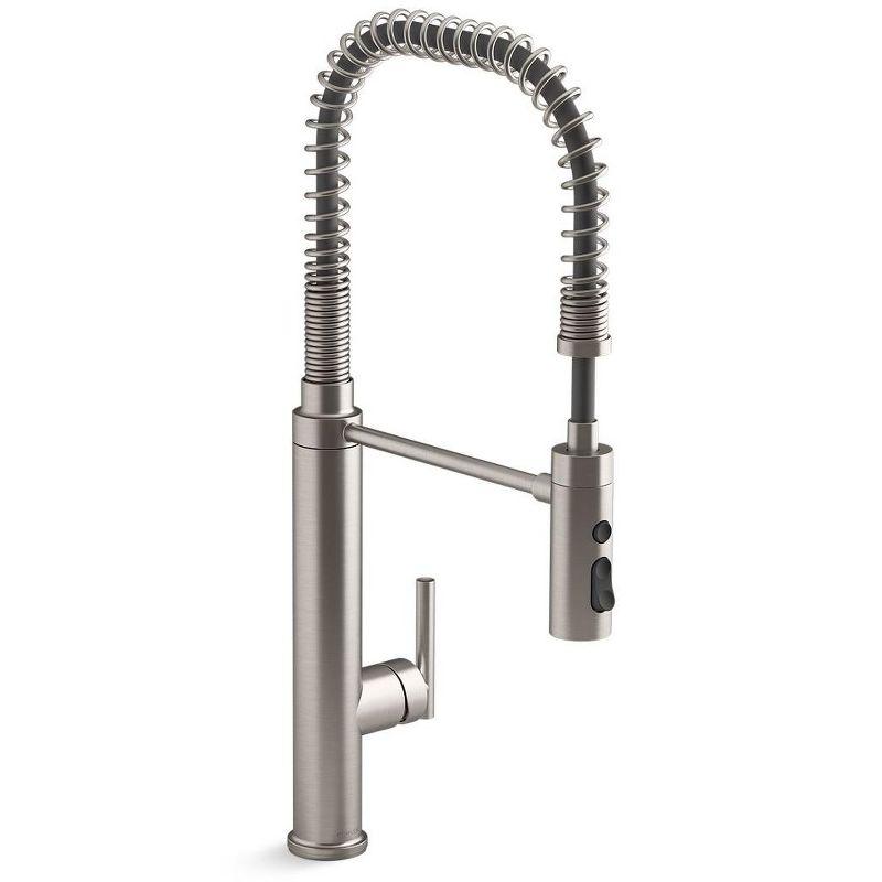 Kohler Purist® Single Handle Semi-Professional Pre-Rinse Kitchen Faucet with Pull Down Sprayer