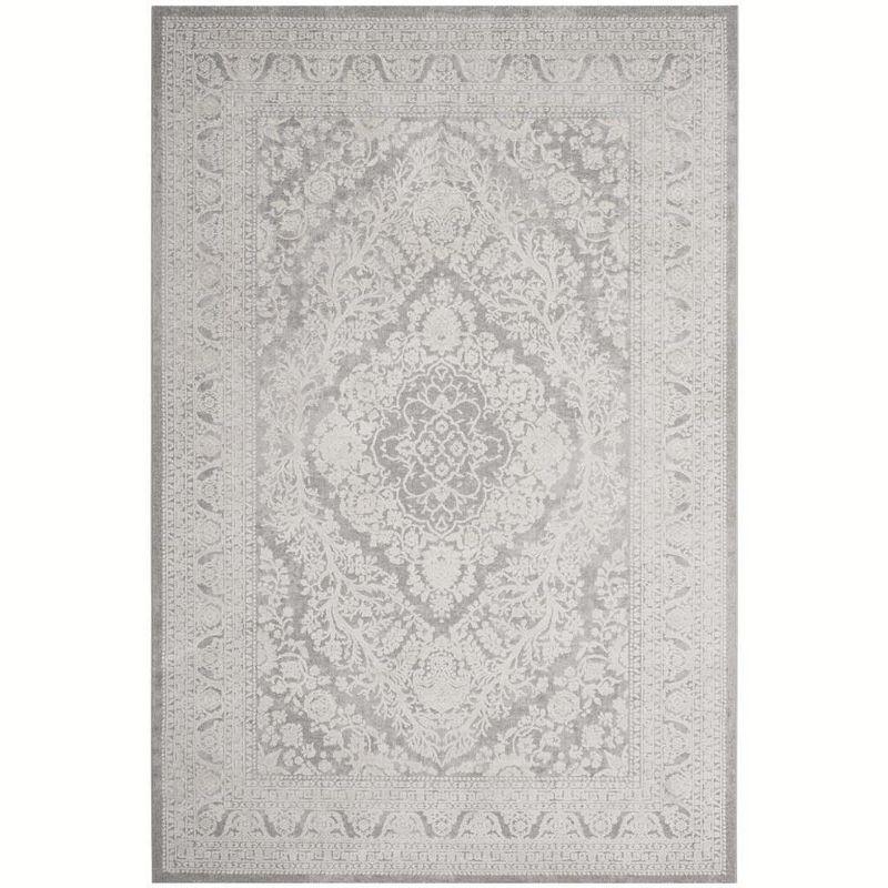 Reflection RFT668 Power Loomed Indoor Area Rug - Light Grey/Cream - 6'x9' - Safavieh.