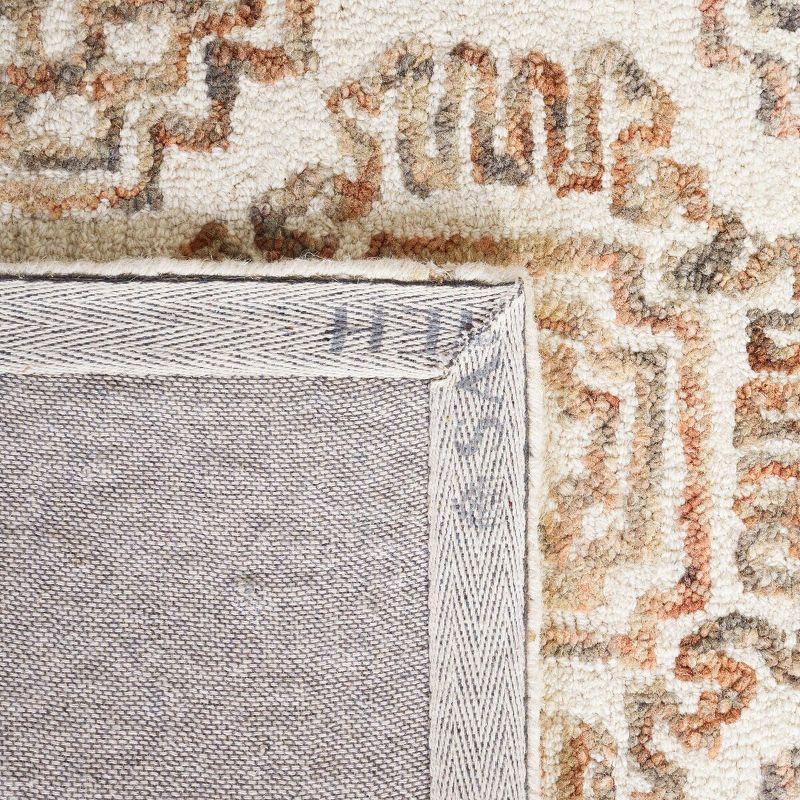 Aspen APN132 Hand Tufted Area Rug  - Ivory/Sage - 5'x5' - Safavieh.