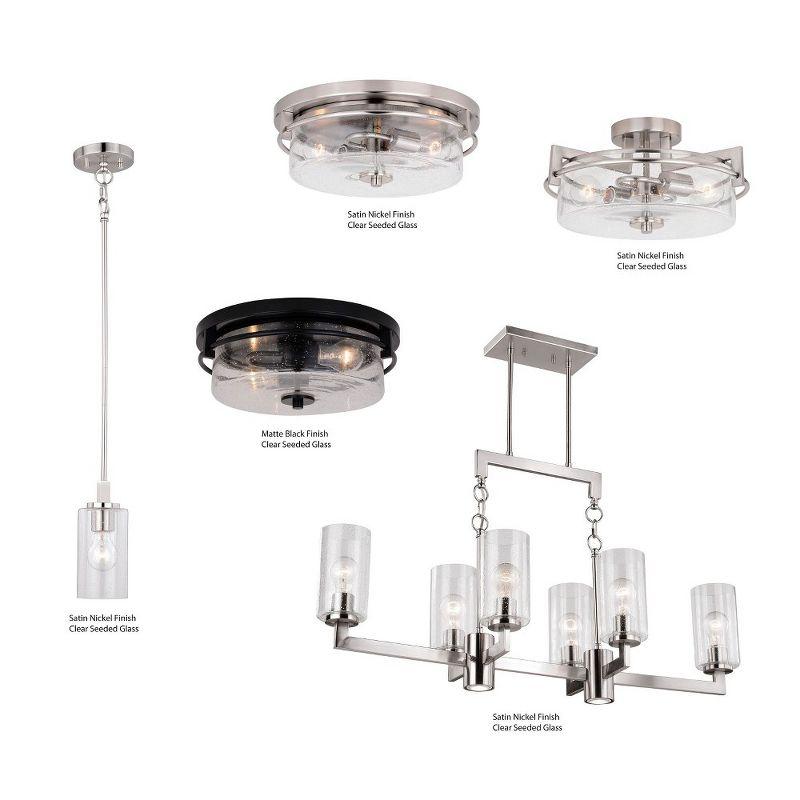 Vaxcel Addison 2 - Light Flush Mount in  Satin Nickel