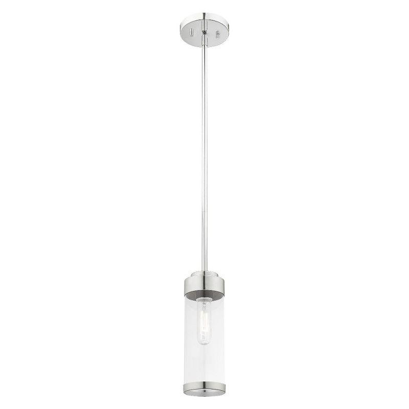 Livex Lighting Hillcrest 1 - Light Pendant in  Polished Chrome