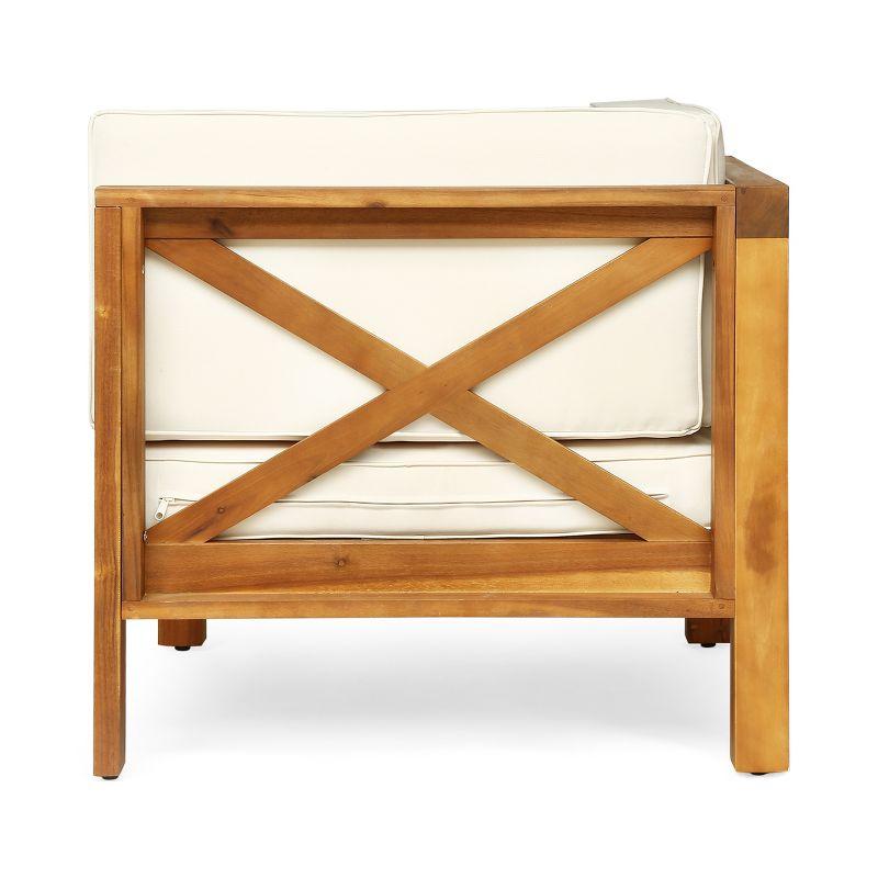 Highland Dunes 30.3'' Acacia Outdoor Patio Sofa