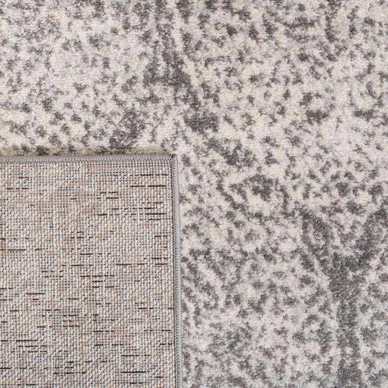 Madison MAD604 Power Loomed Indoor Area Rug - Grey/Ivory - 9'x9' - Safavieh