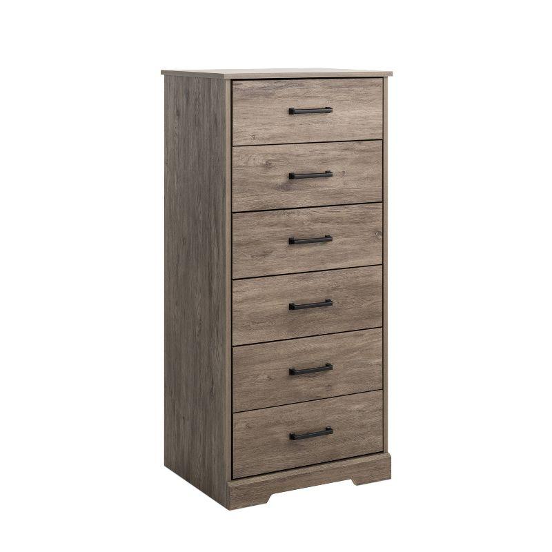 Prepac 23.75" Wide Rustic Ridge 6 Drawer Dresser