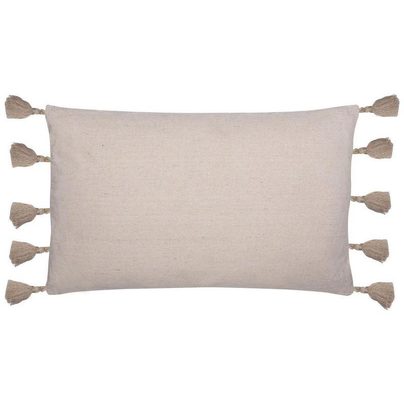 Samerin Pillow - Grey/White - 12"X20" - Safavieh