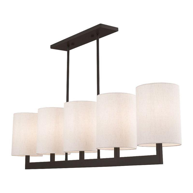 Livex Lighting Hayworth 5 - Light Chandelier in  Bronze