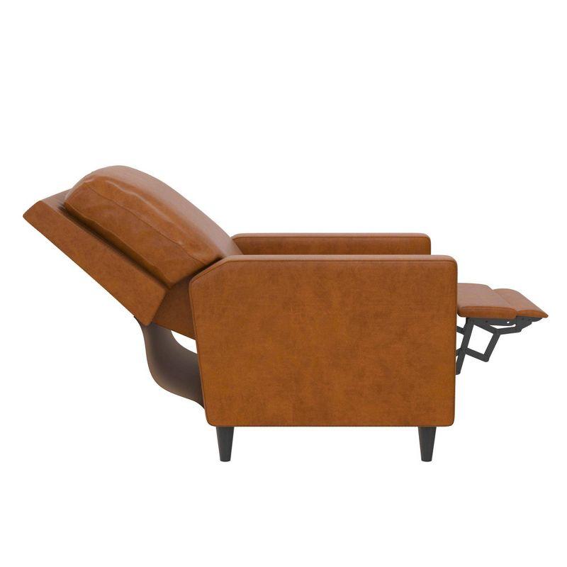 Novogratz Lana 30.5" Wide Faux Leather Pushback Recliner