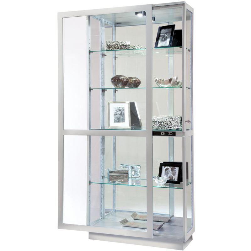 Howard Miller Jayden Ii Curio Cabinet 680576 Silver