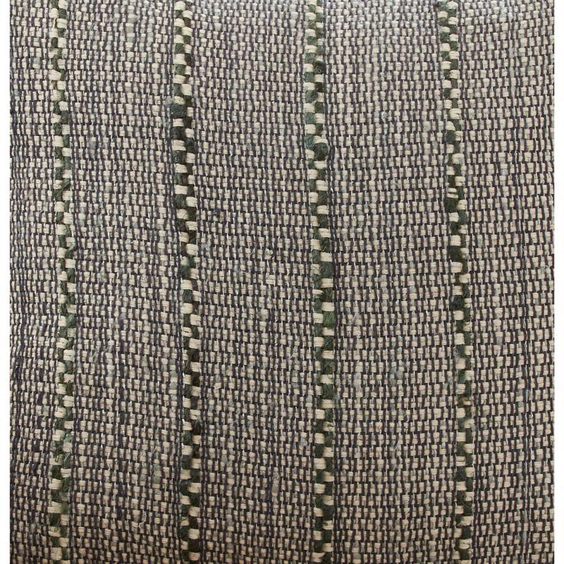 Saro Octavia Collection Striped Cotton Pillow Cover