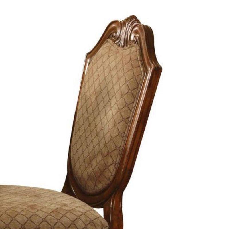 Chateau De Ville Cherry Upholstered Counter Height Side Chair Set