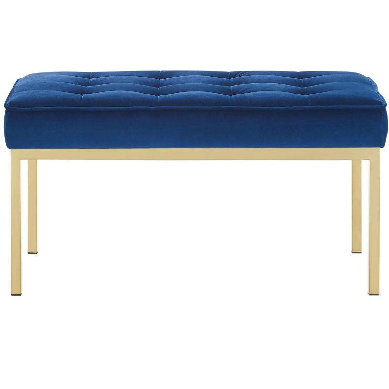 Modway Loft Tufted Vegan Leather Bench by Modway