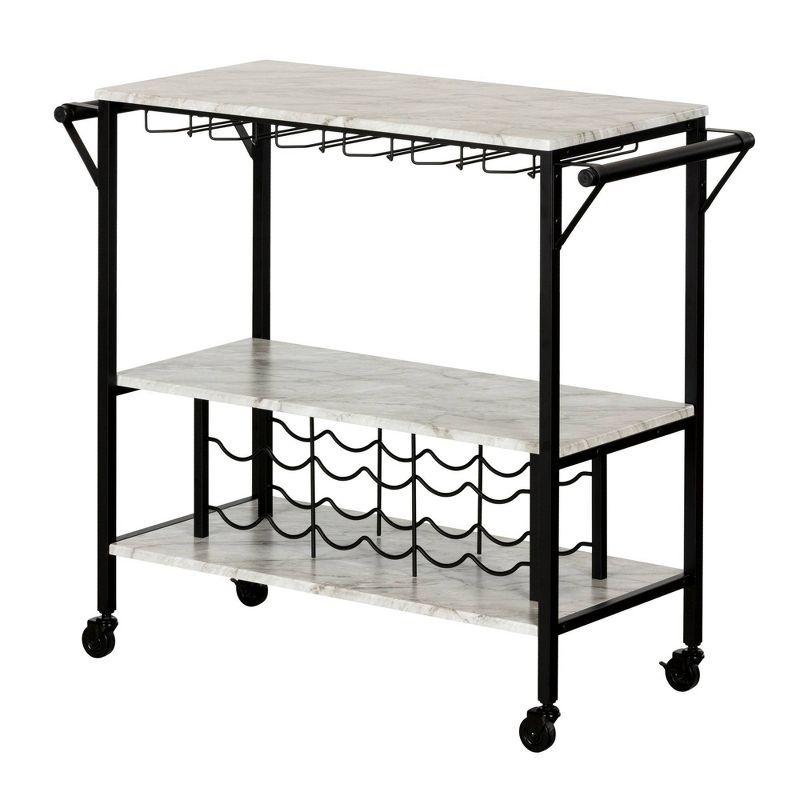 Maliza Metal Bar Cart