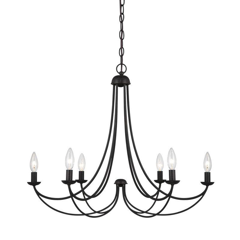 Quoizel Lighting Mirren 6 - Light Chandelier in  Imperial Bronze