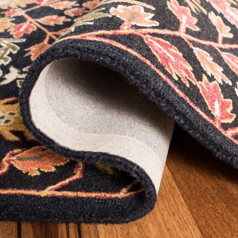 Aspen APN522 Hand Tufted Indoor Area Rug - Black/Red - 6'x9' - Safavieh