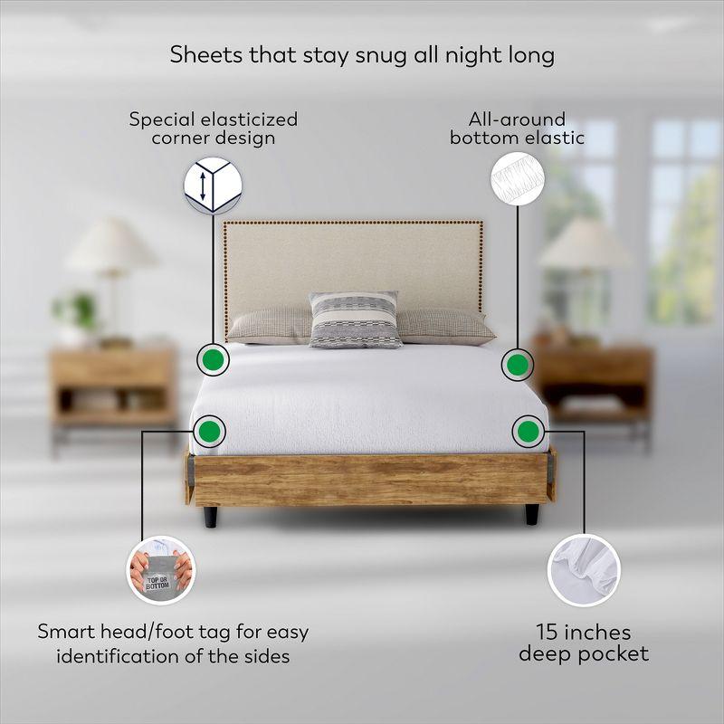 Brushed Cotton Blend Lightweight Sheet Set
