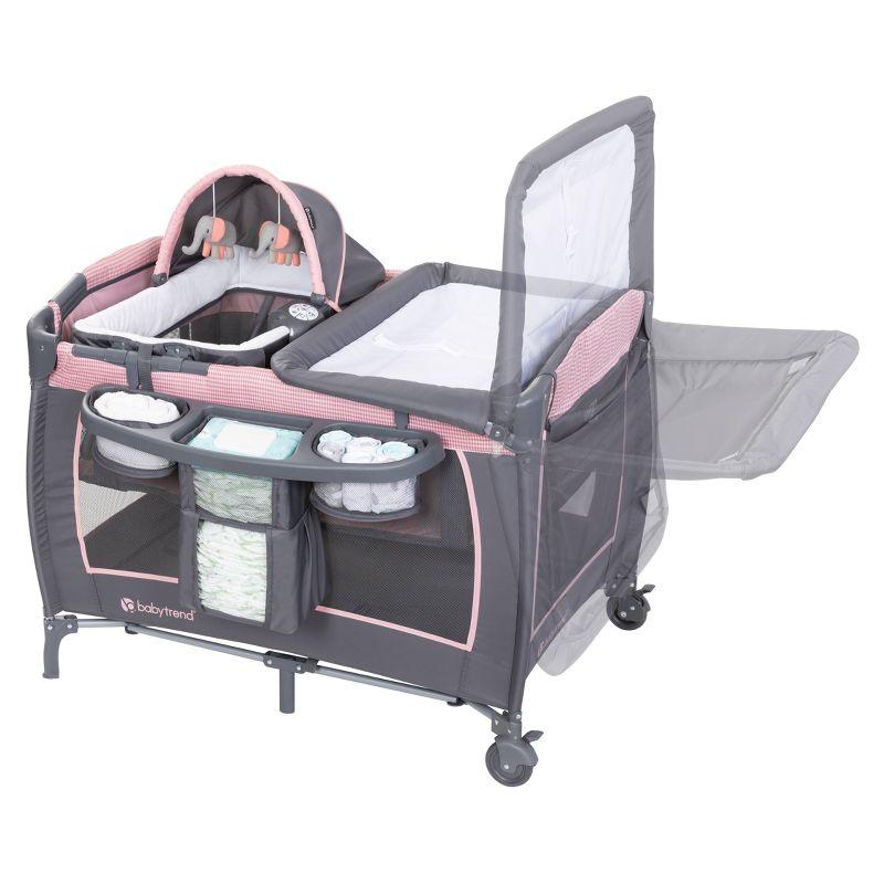 Baby Trend Lil Snooze Deluxe III Nursery Center Playard - Cozy Pink